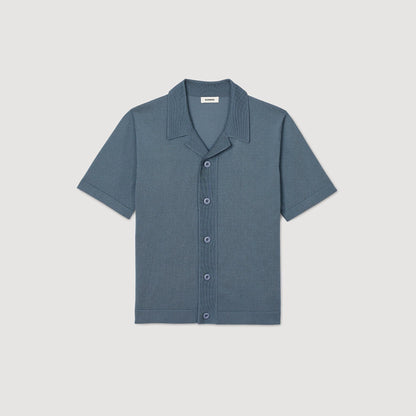 Sandro Short-sleeved shirt Dark Chambray