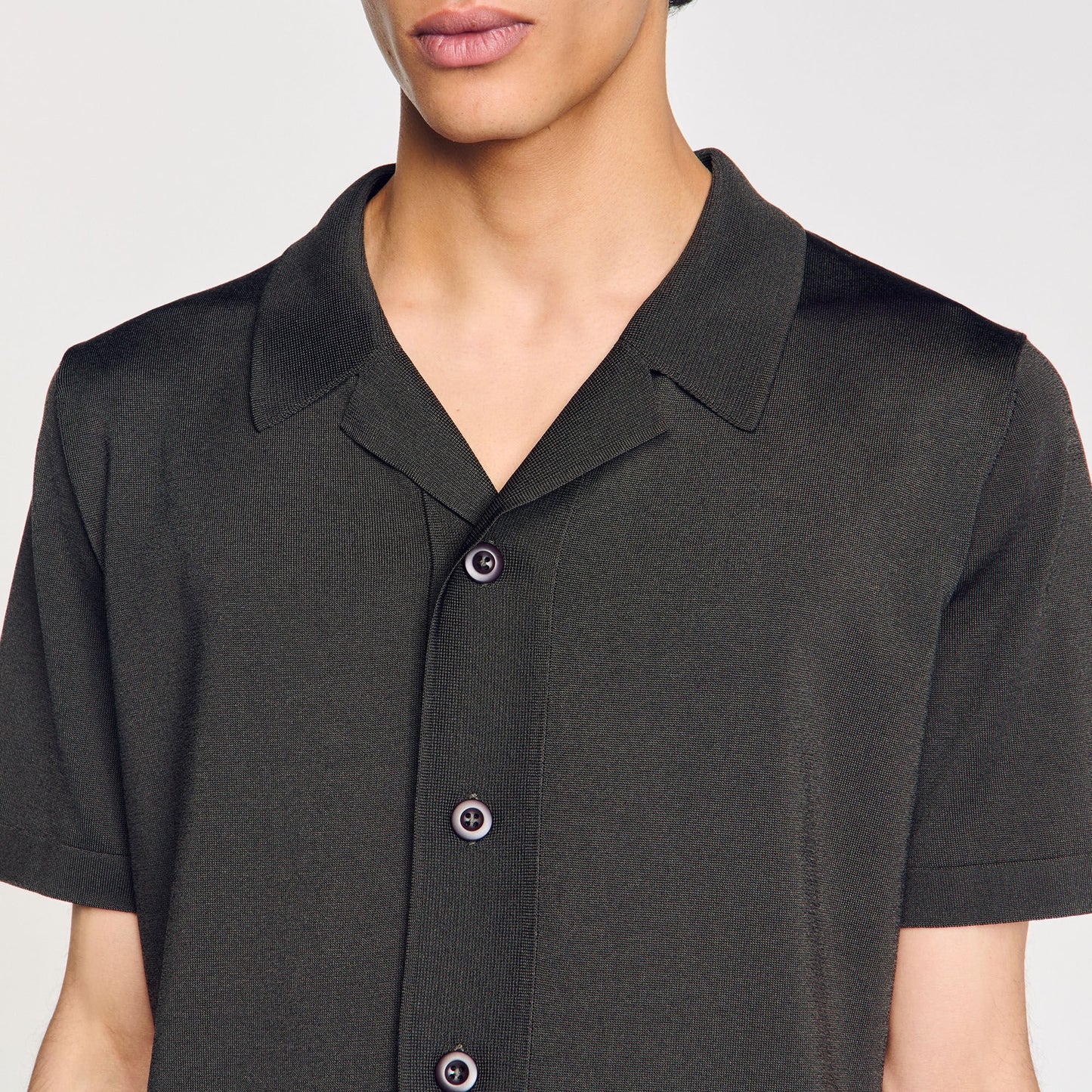 Sandro Short-sleeved shirt Dark Kaki.