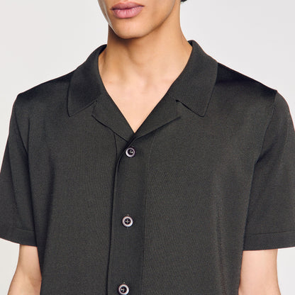 Sandro Short-sleeved shirt Dark Kaki.