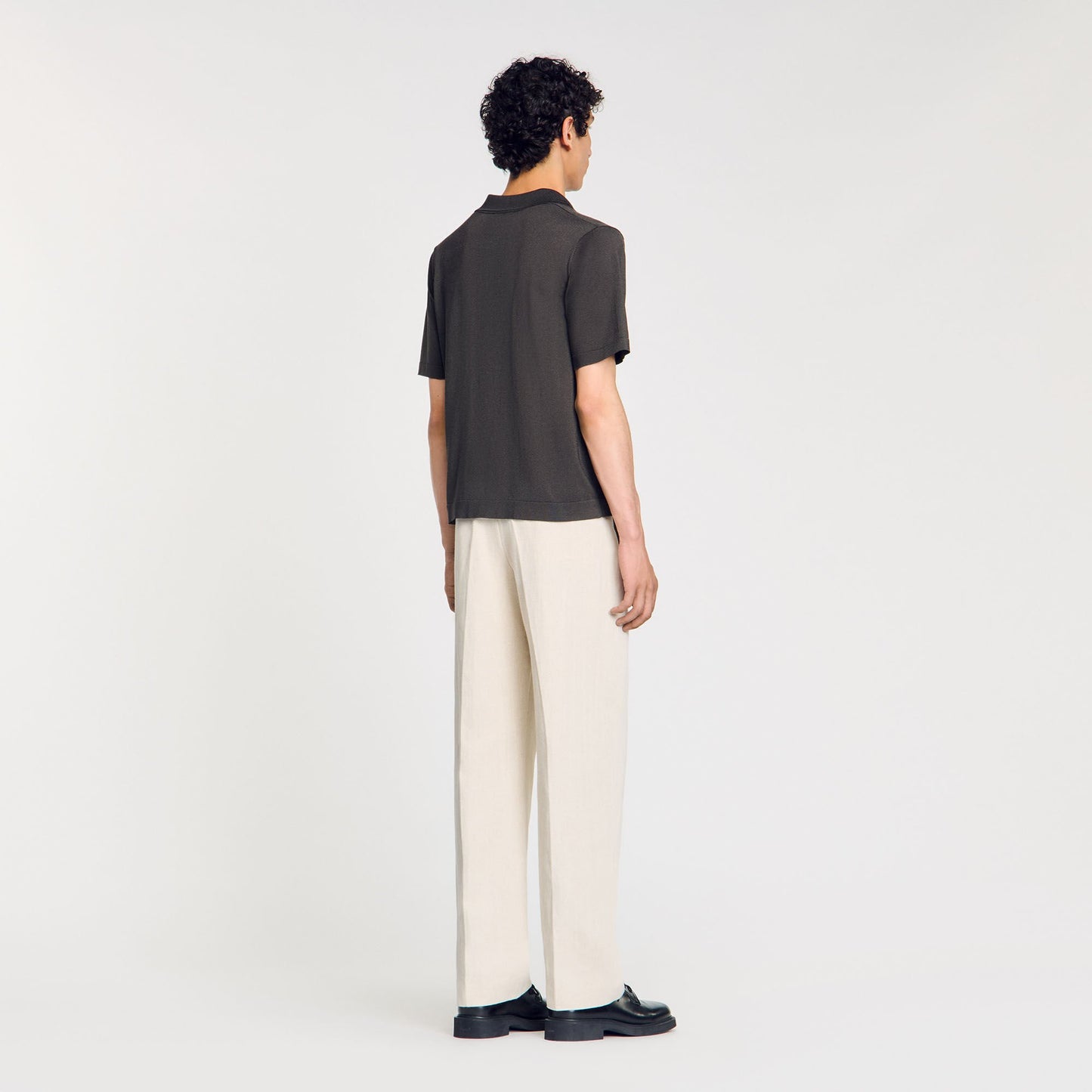 Sandro Short-sleeved shirt Dark Kaki.