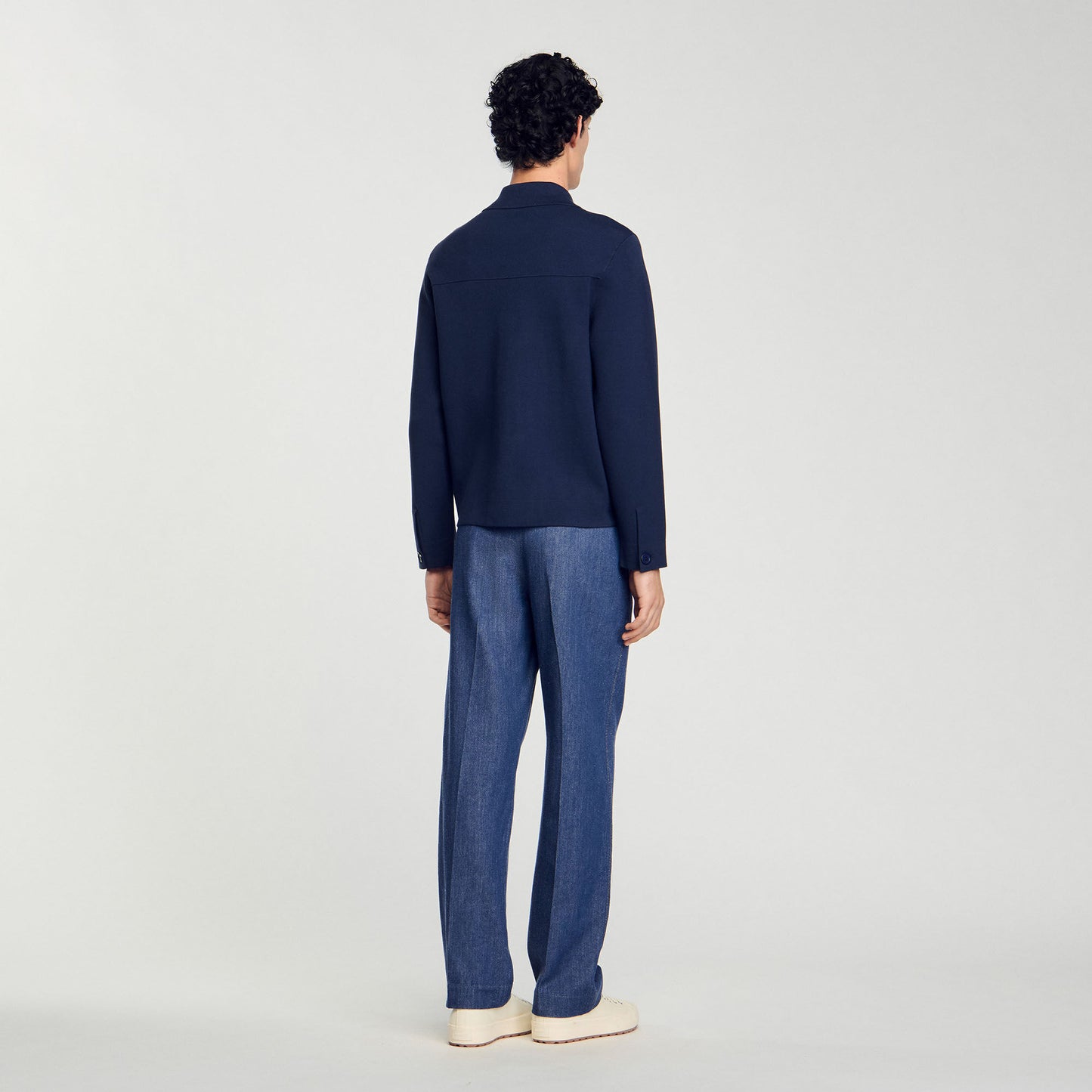 Sandro Knit jacket Midnight Blue