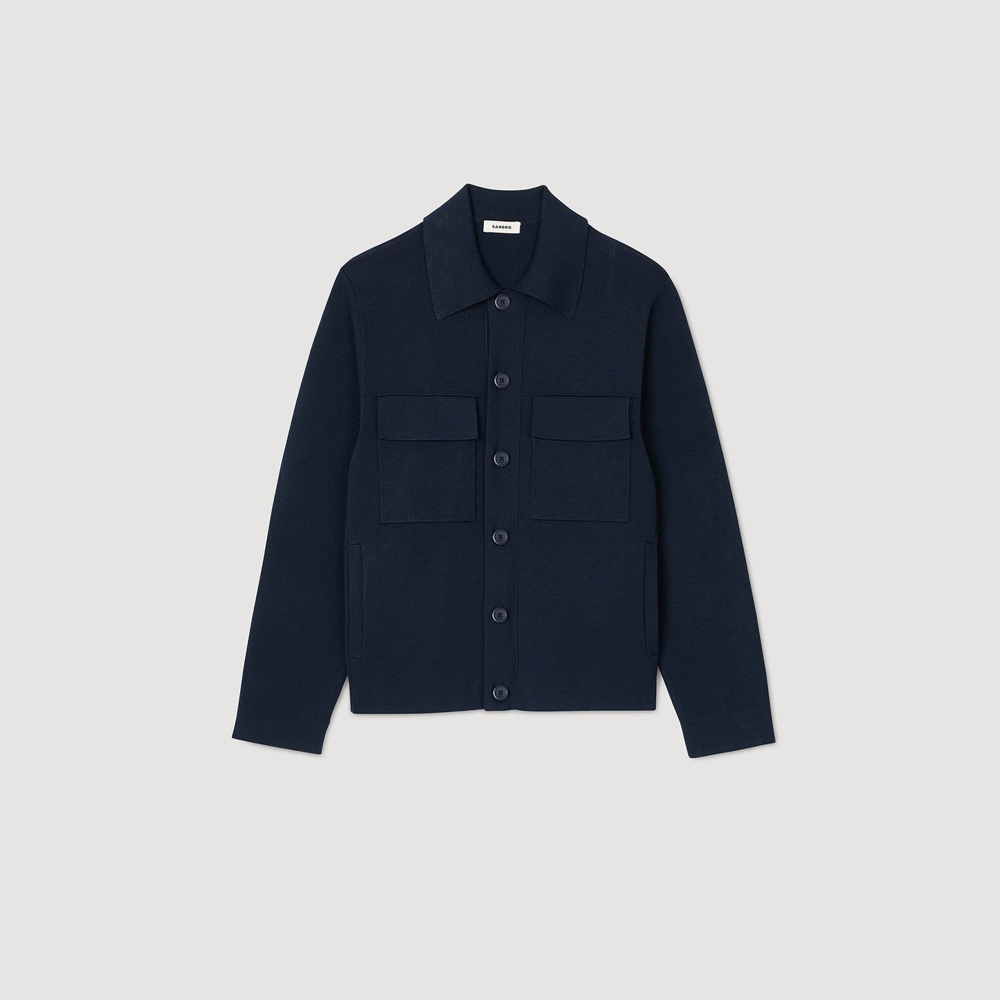 Sandro Knit jacket Midnight Blue