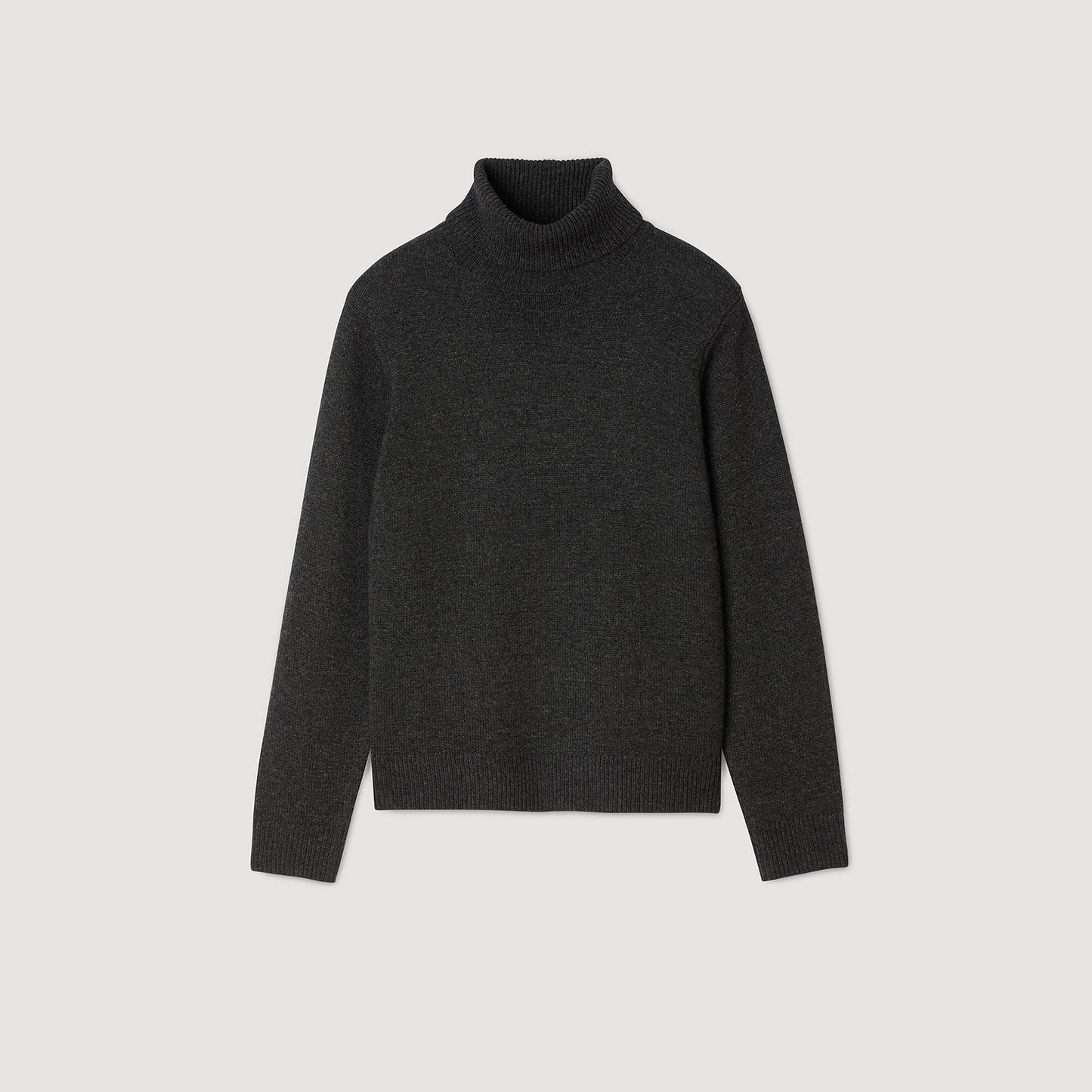 Sandro Wool and cashmere turtleneck Dark Grey