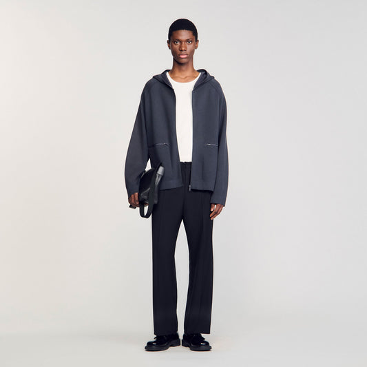 Sandro Milano knit hooded cardigan Fonte