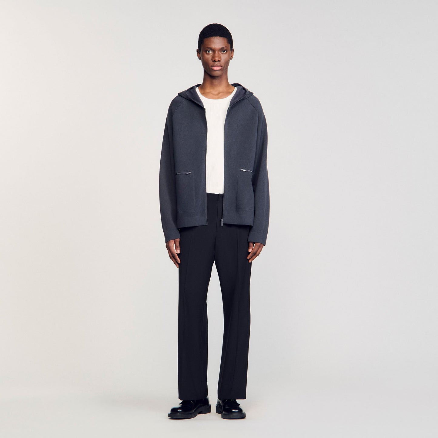 Sandro Milano knit hooded cardigan Fonte