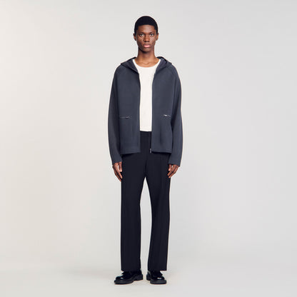 Sandro Milano knit hooded cardigan Fonte