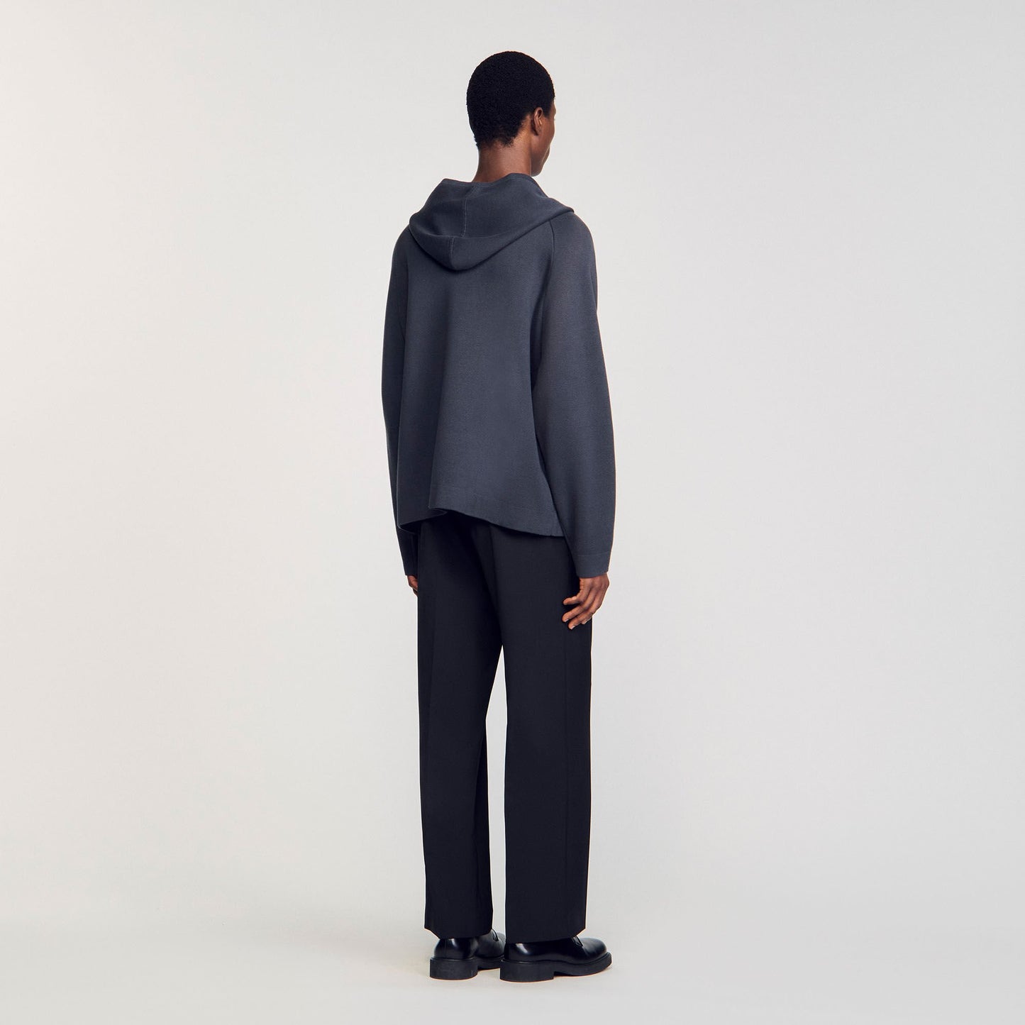 Sandro Milano knit hooded cardigan Fonte