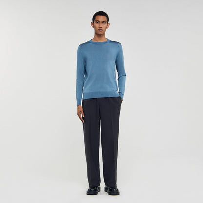 Sandro Fine knit sweater Blue Office