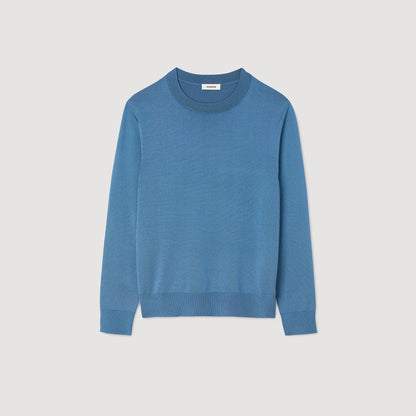 Sandro Fine knit sweater Blue Office