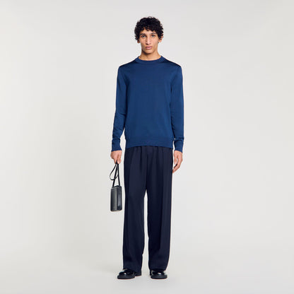 Sandro Fine knit sweater Royal Blue