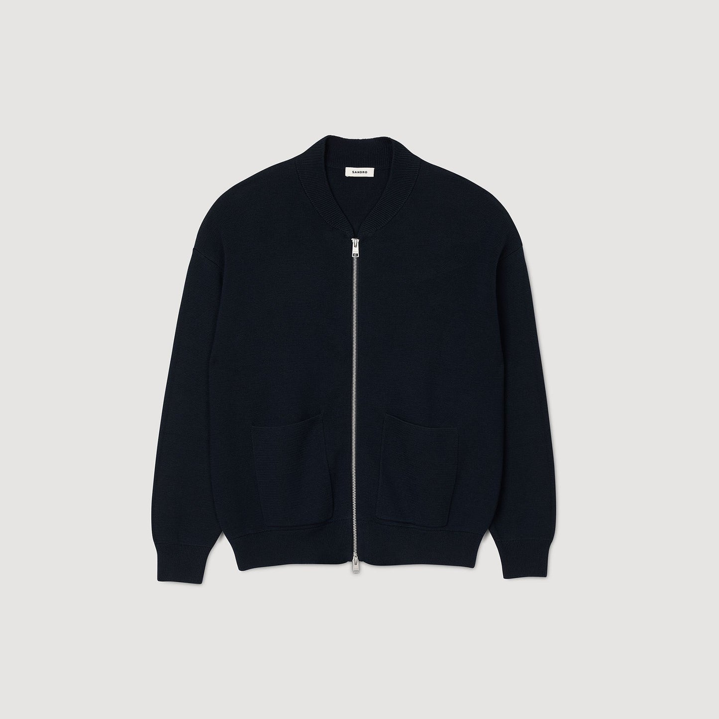 Sandro Knit jacket Navy Blue