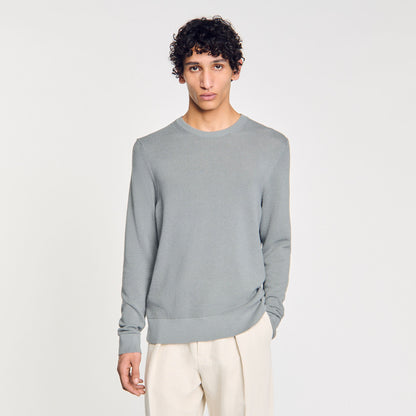 Sandro Textured knit sweater Lime