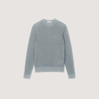Sandro Textured knit sweater Lime