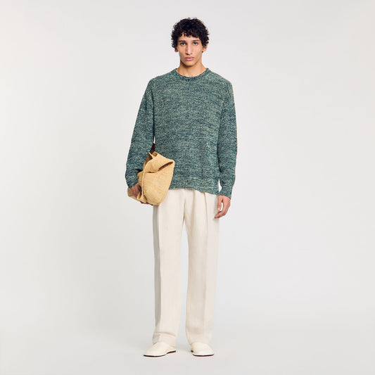 Sandro Chenille sweater Super Green