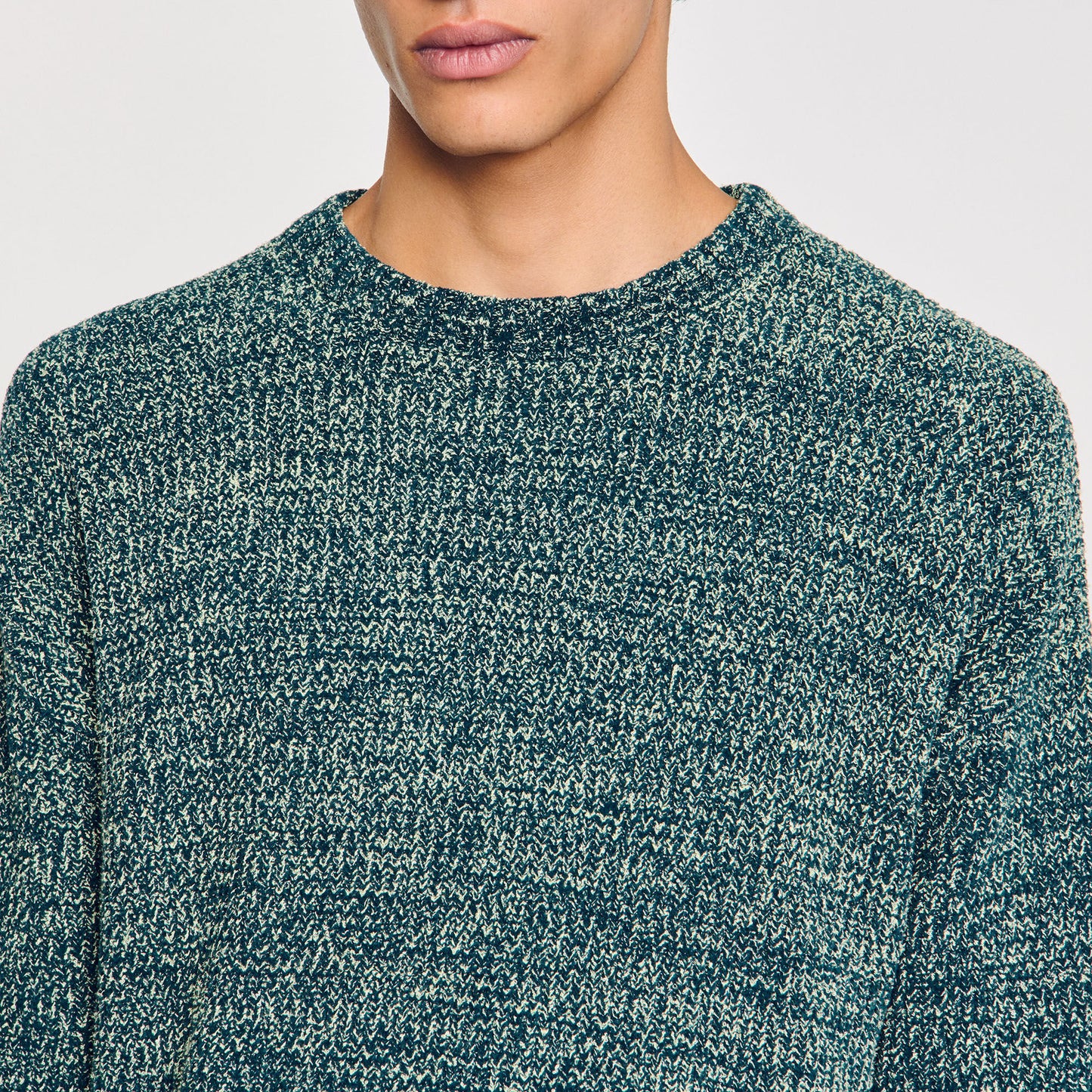 Sandro Chenille sweater Super Green