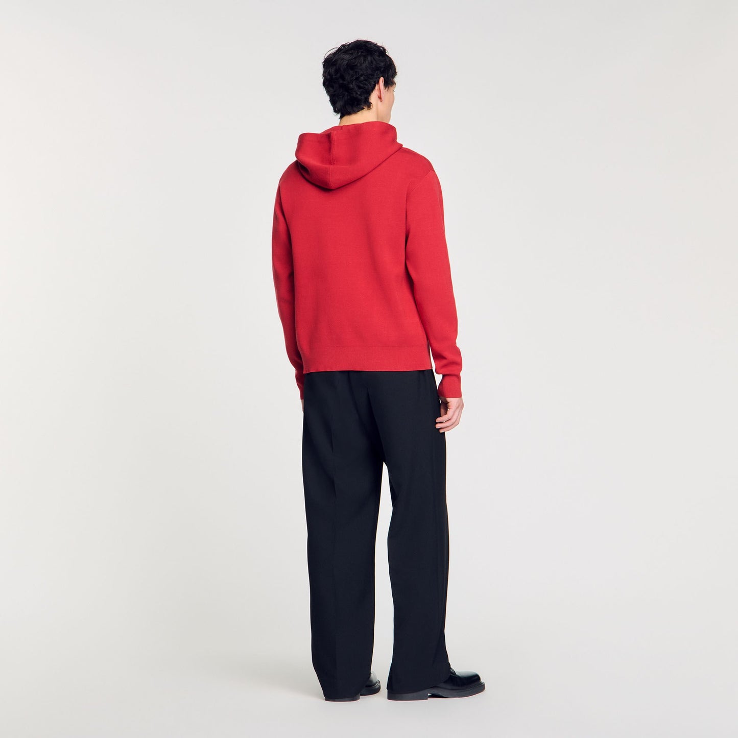Sandro Knit sweatshirt with snake detail Red