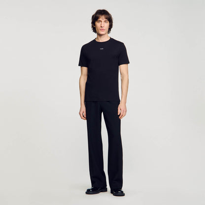 Sandro Short-sleeved T-shirt Black