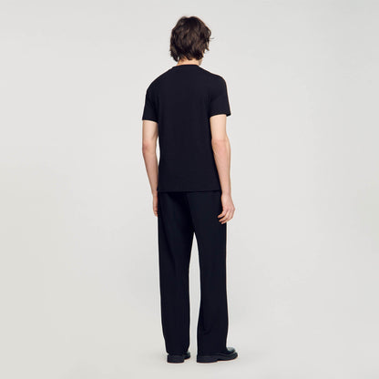 Sandro Short-sleeved T-shirt Black
