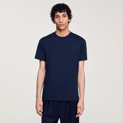 Sandro Short-sleeved T-shirt Navy Blue