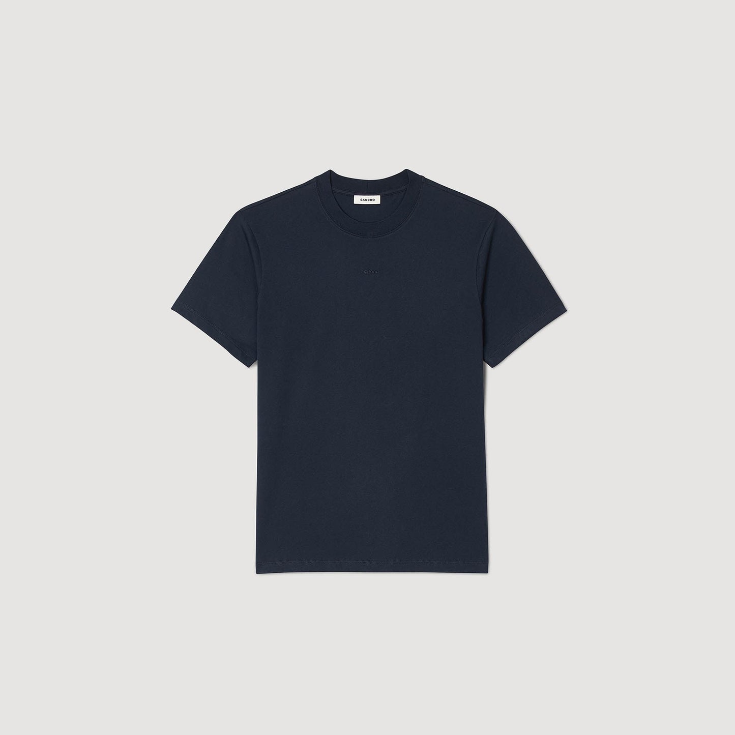 Sandro Short-sleeved T-shirt Navy Blue