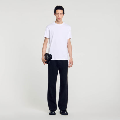 Sandro Cotton T-shirt White