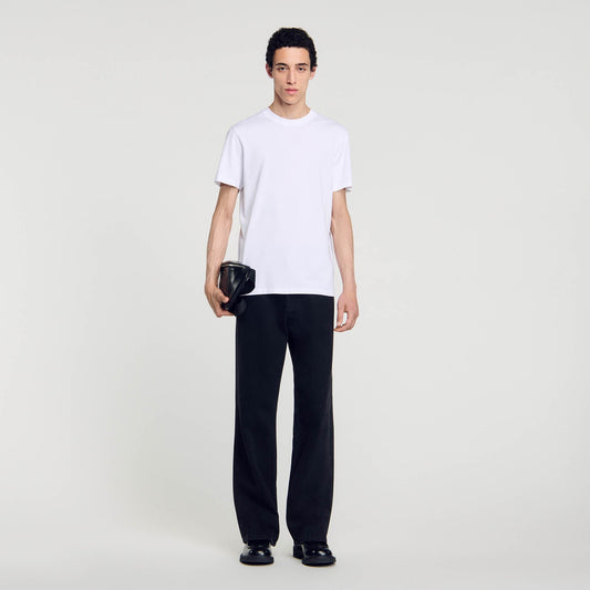 Sandro Cotton T-shirt White