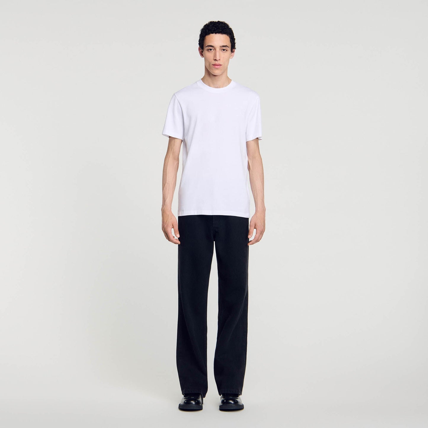 Sandro Cotton T-shirt White