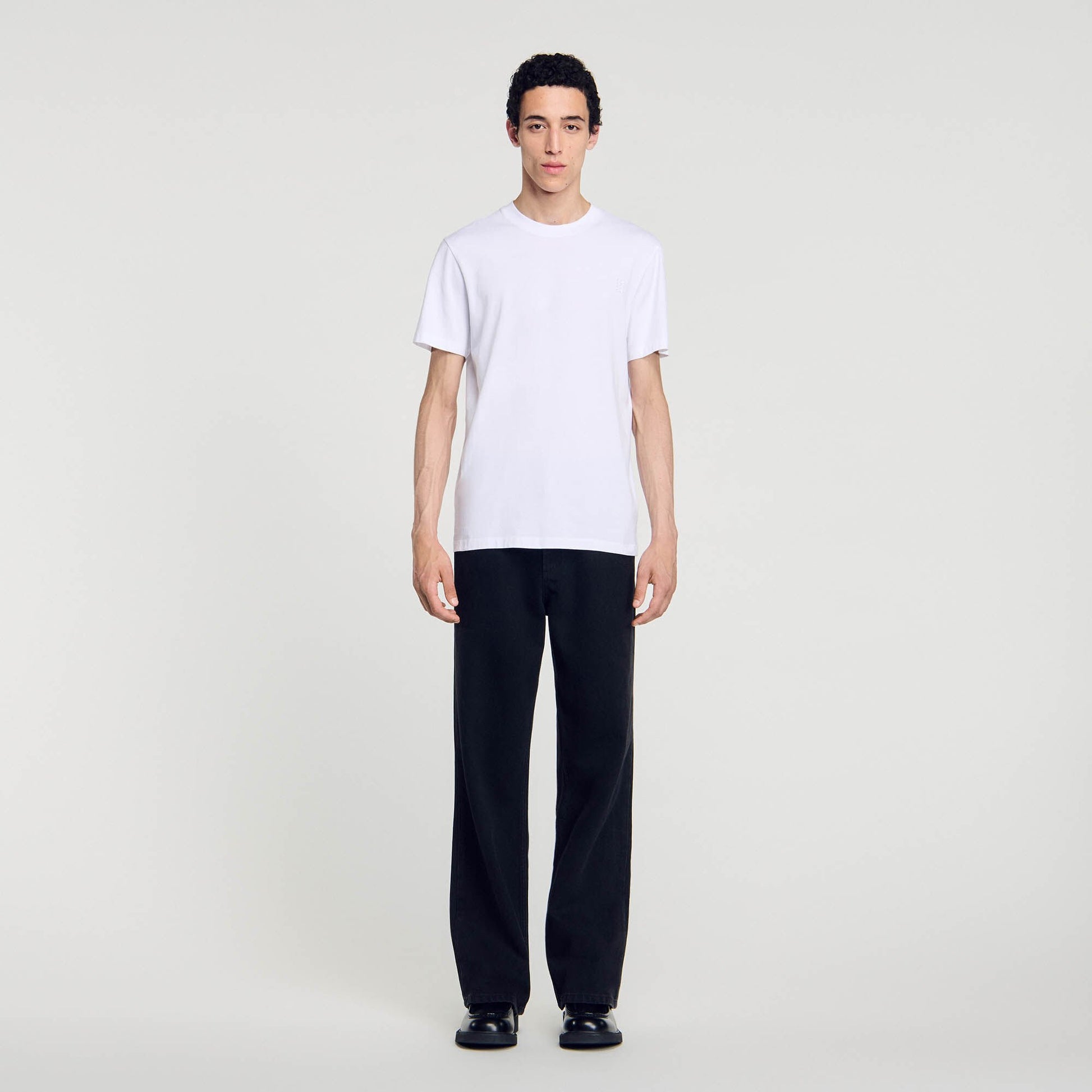 Sandro Cotton T-shirt White