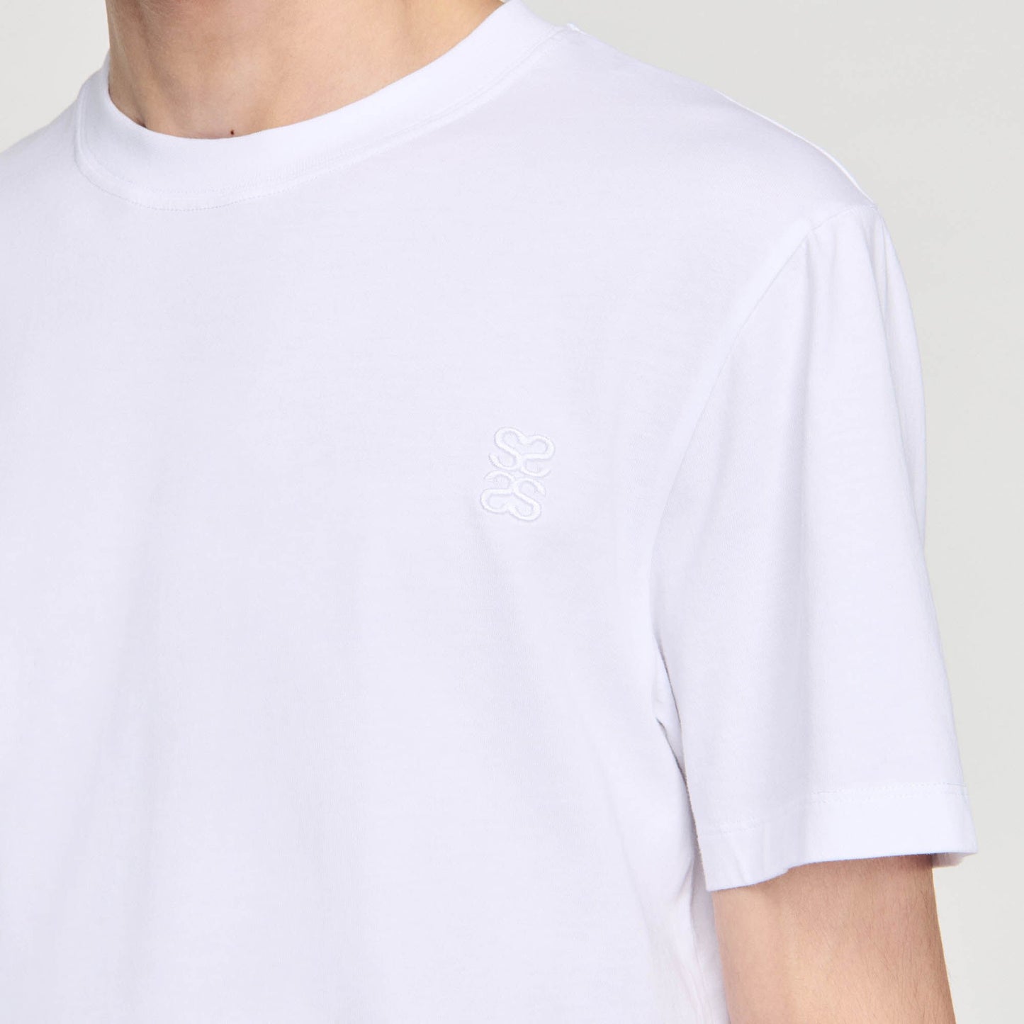 Sandro Cotton T-shirt White