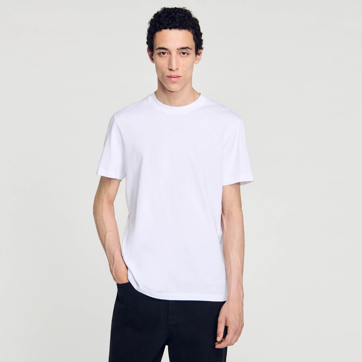 Sandro Cotton T-shirt White