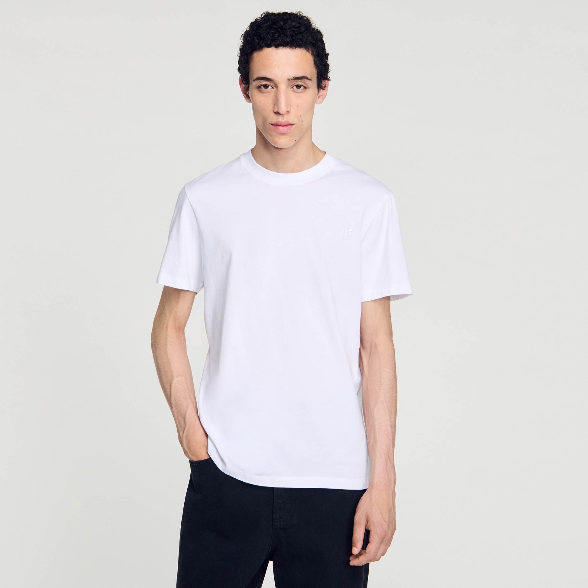 Sandro Cotton T-shirt White