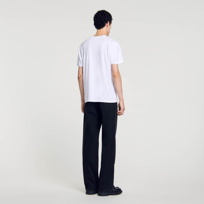 Sandro Cotton T-shirt White