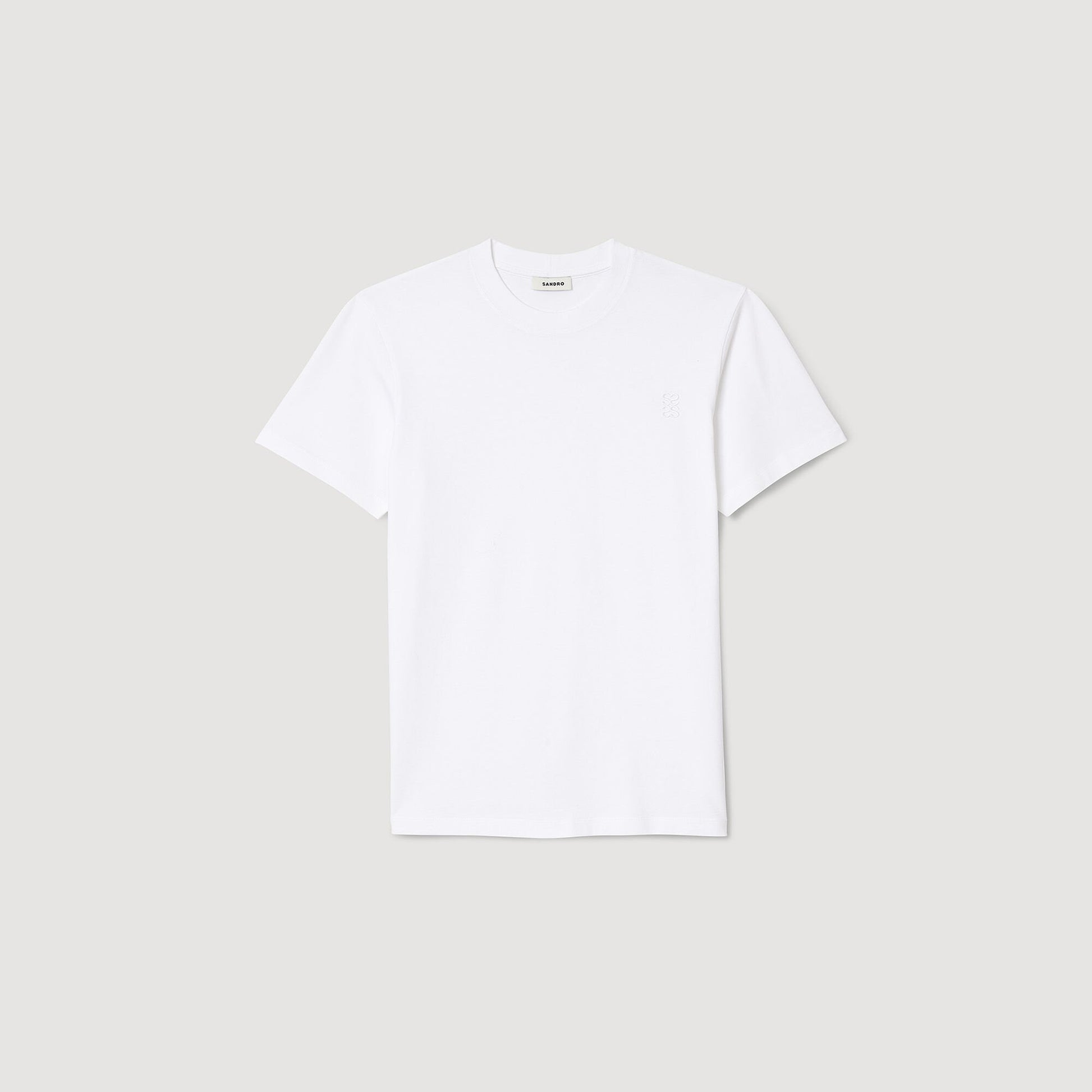 Sandro Cotton T-shirt White