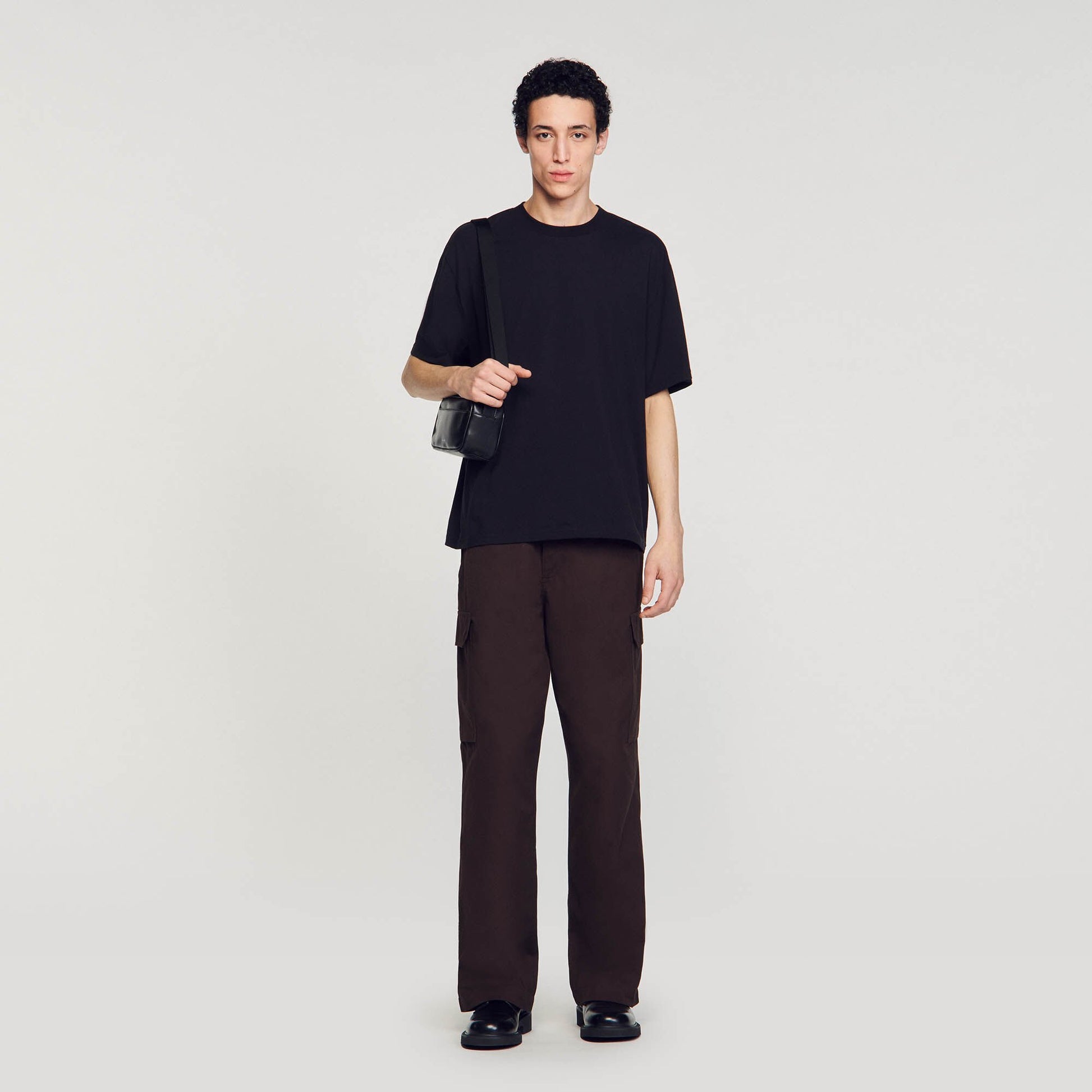 Sandro Oversized T-shirt Black