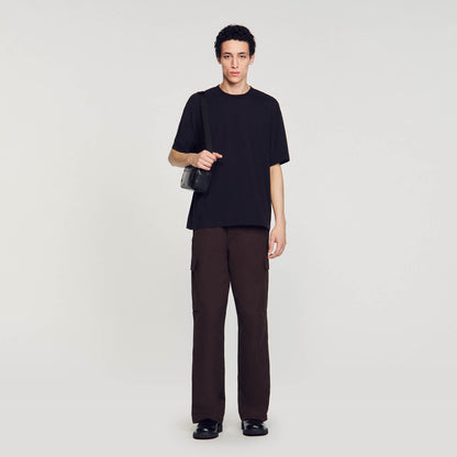 Sandro Oversized T-shirt Black