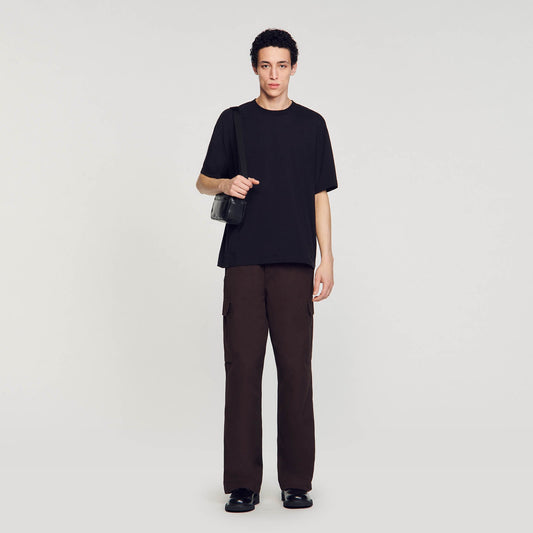 Sandro Oversized T-shirt Black
