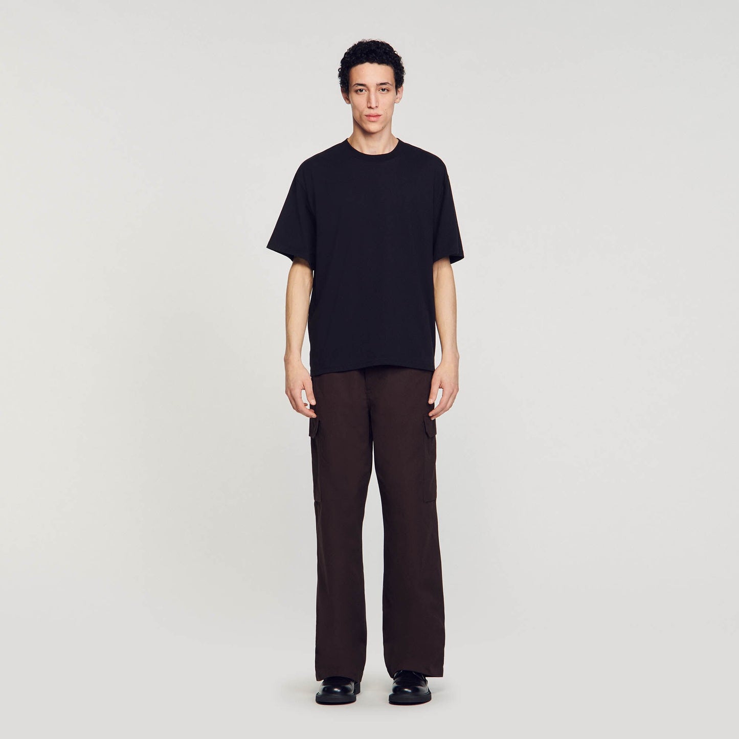 Sandro Oversized T-shirt Black