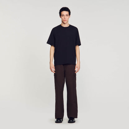 Sandro Oversized T-shirt Black