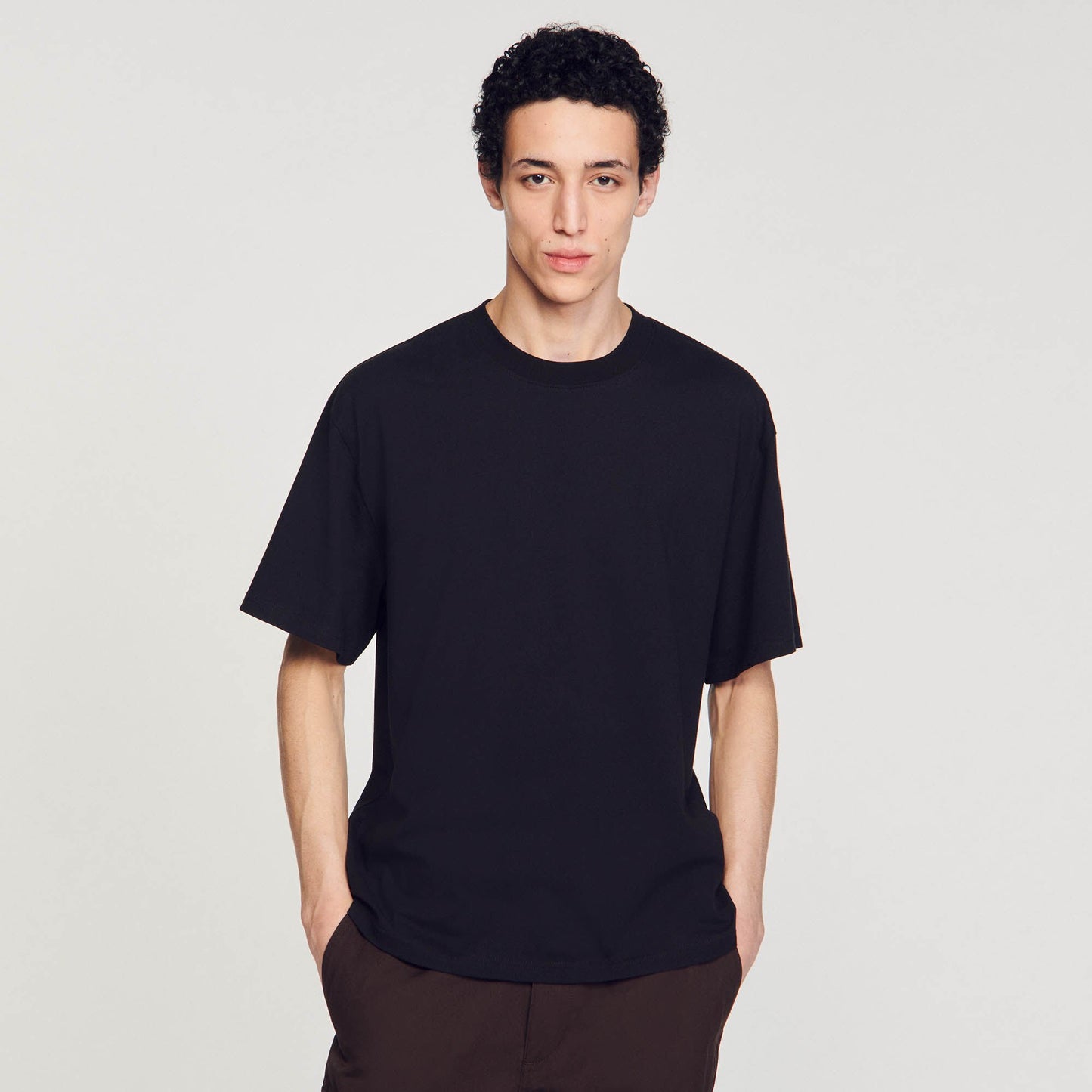 Sandro Oversized T-shirt Black