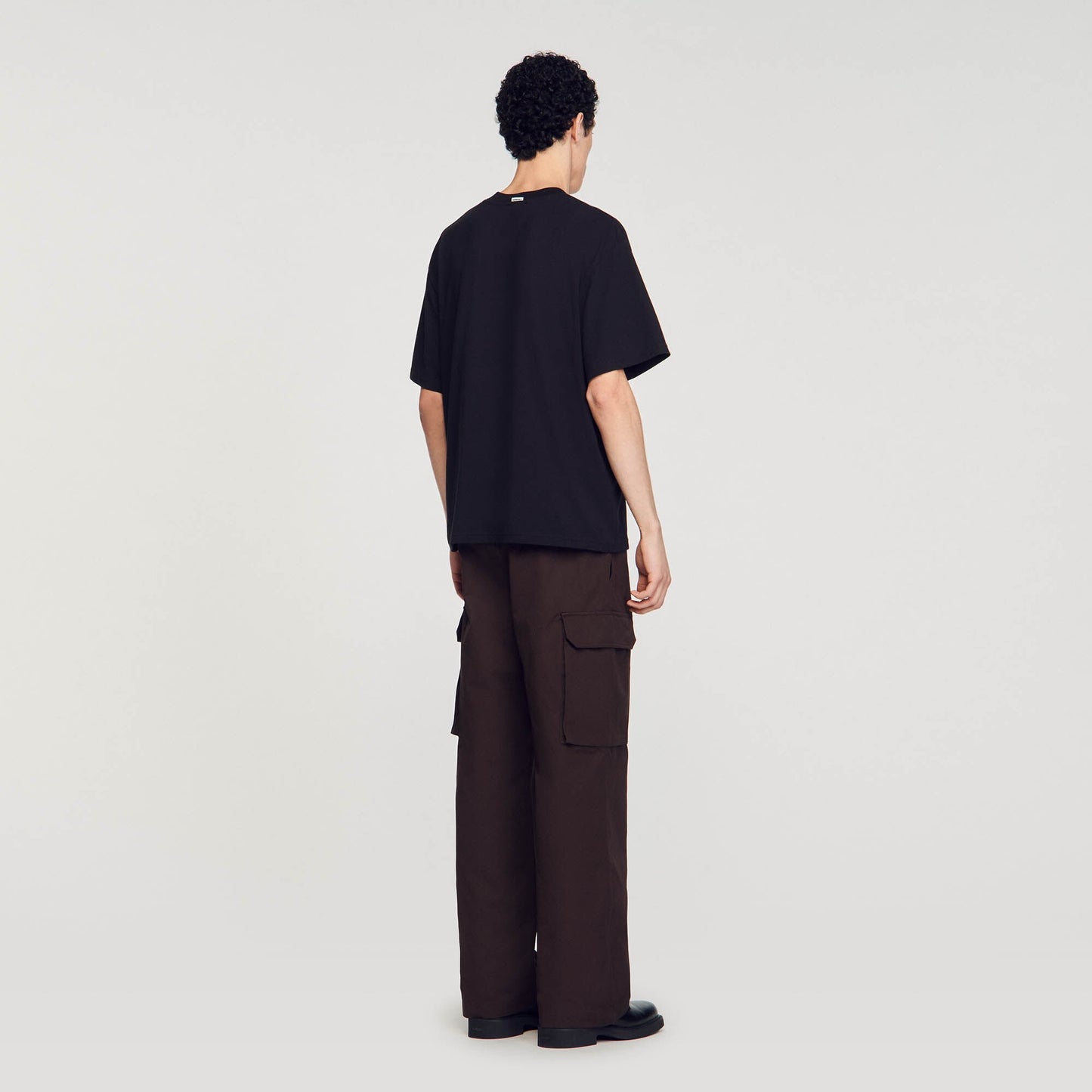 Sandro Oversized T-shirt Black