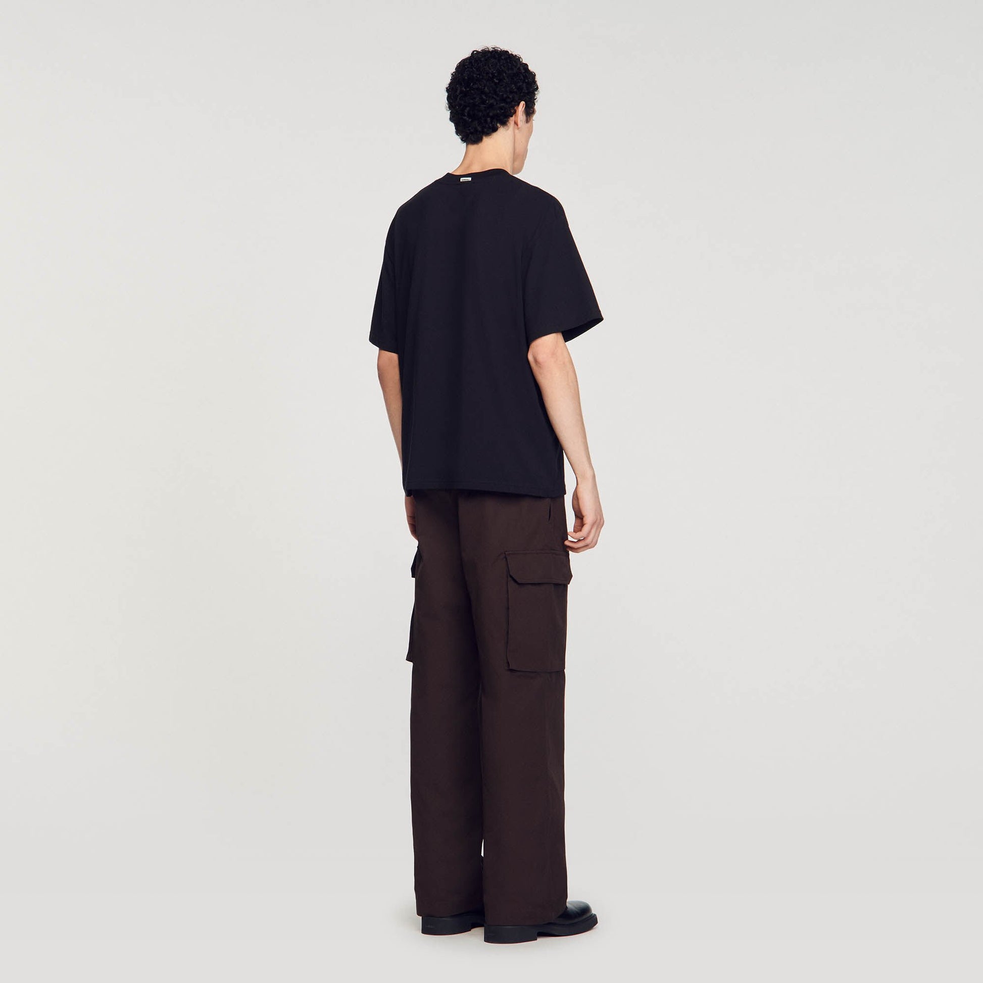Sandro Oversized T-shirt Black