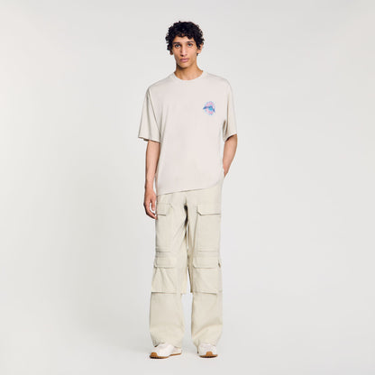 Sandro Sun motif T-shirt Vintage White