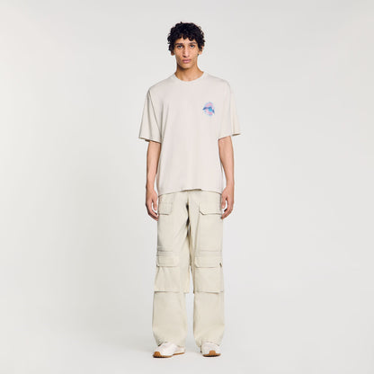 Sandro Sun motif T-shirt Vintage White