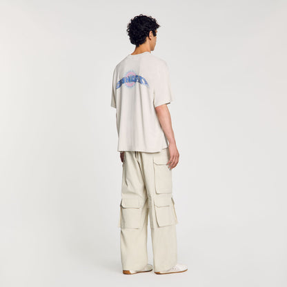 Sandro Sun motif T-shirt Vintage White