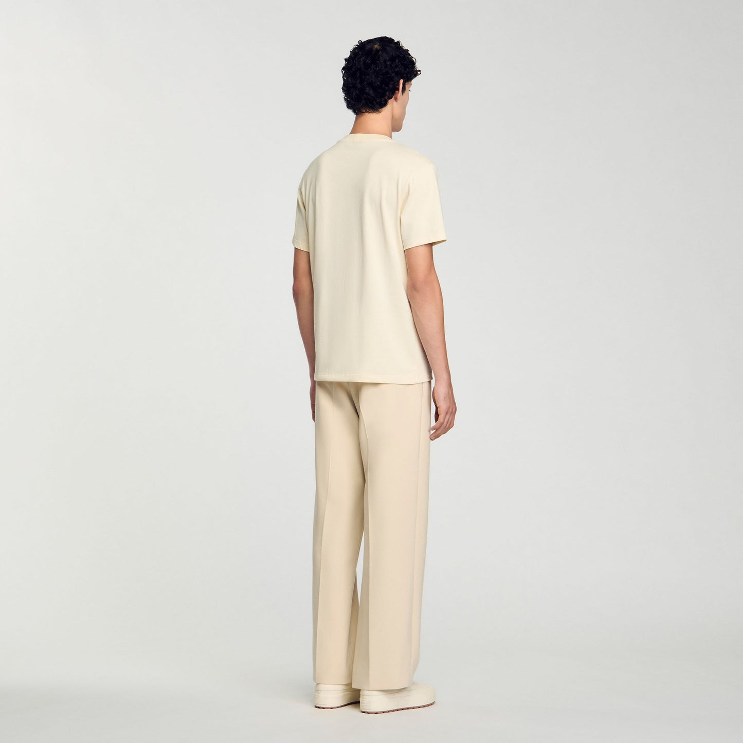 Sandro Cross T-shirt Oats