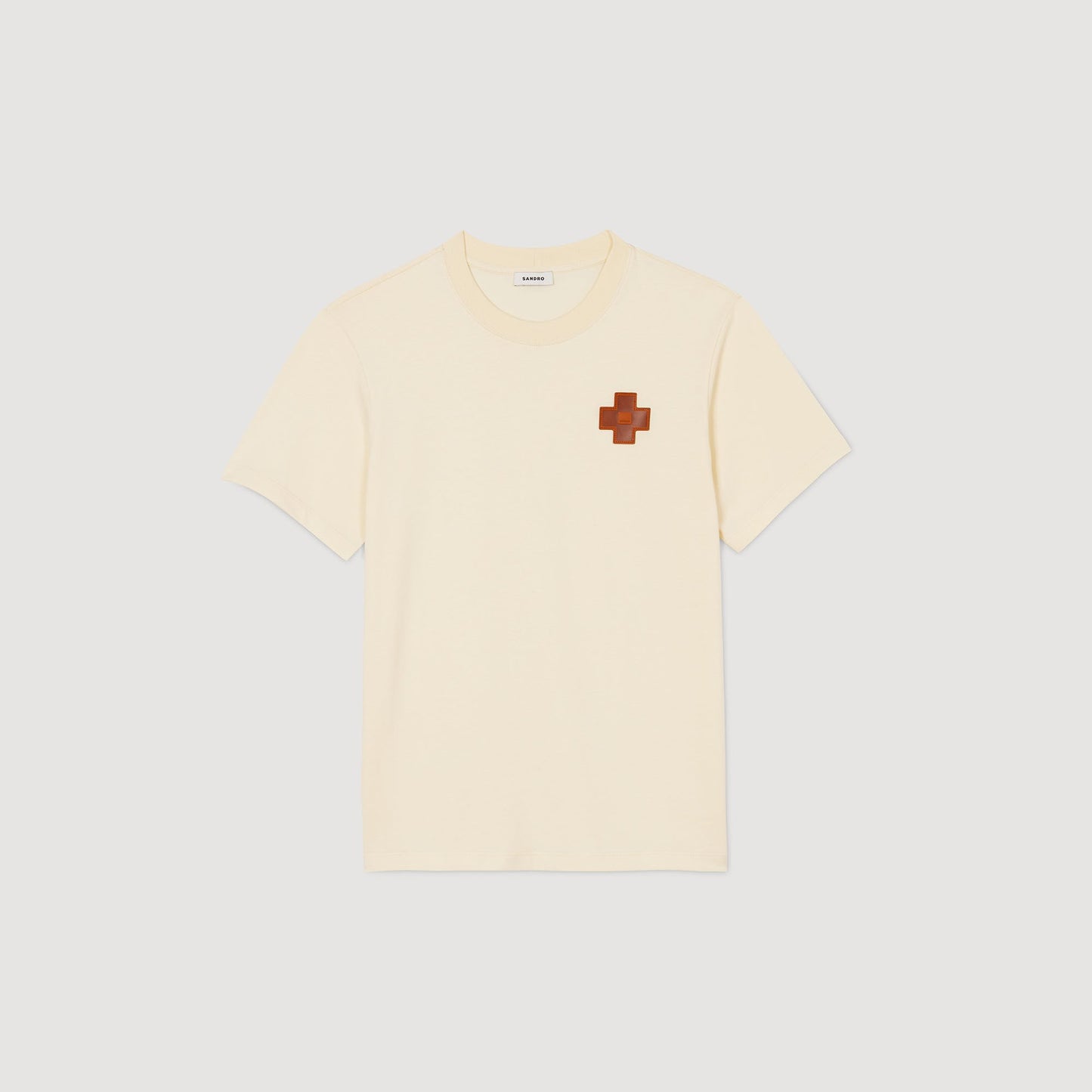Sandro Cross T-shirt Oats