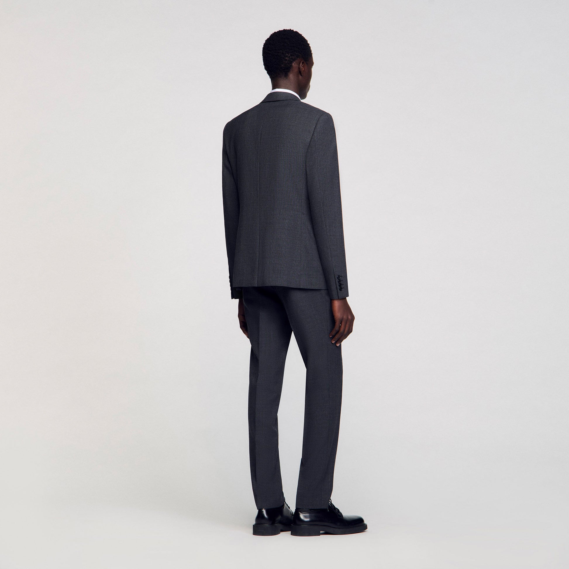 Sandro Wool suit jacket Mocked Grey