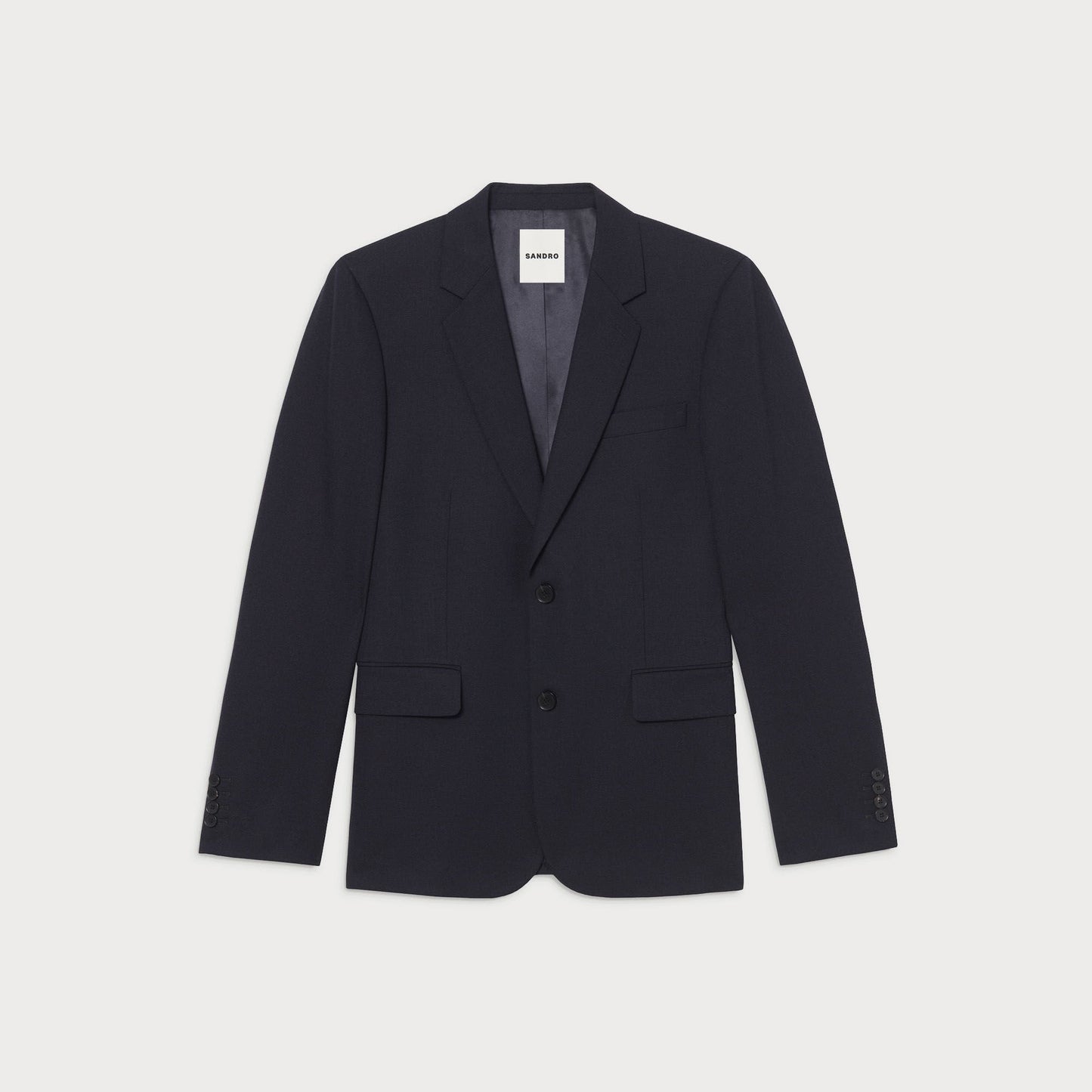Sandro Wool suit jacket Navy Blue
