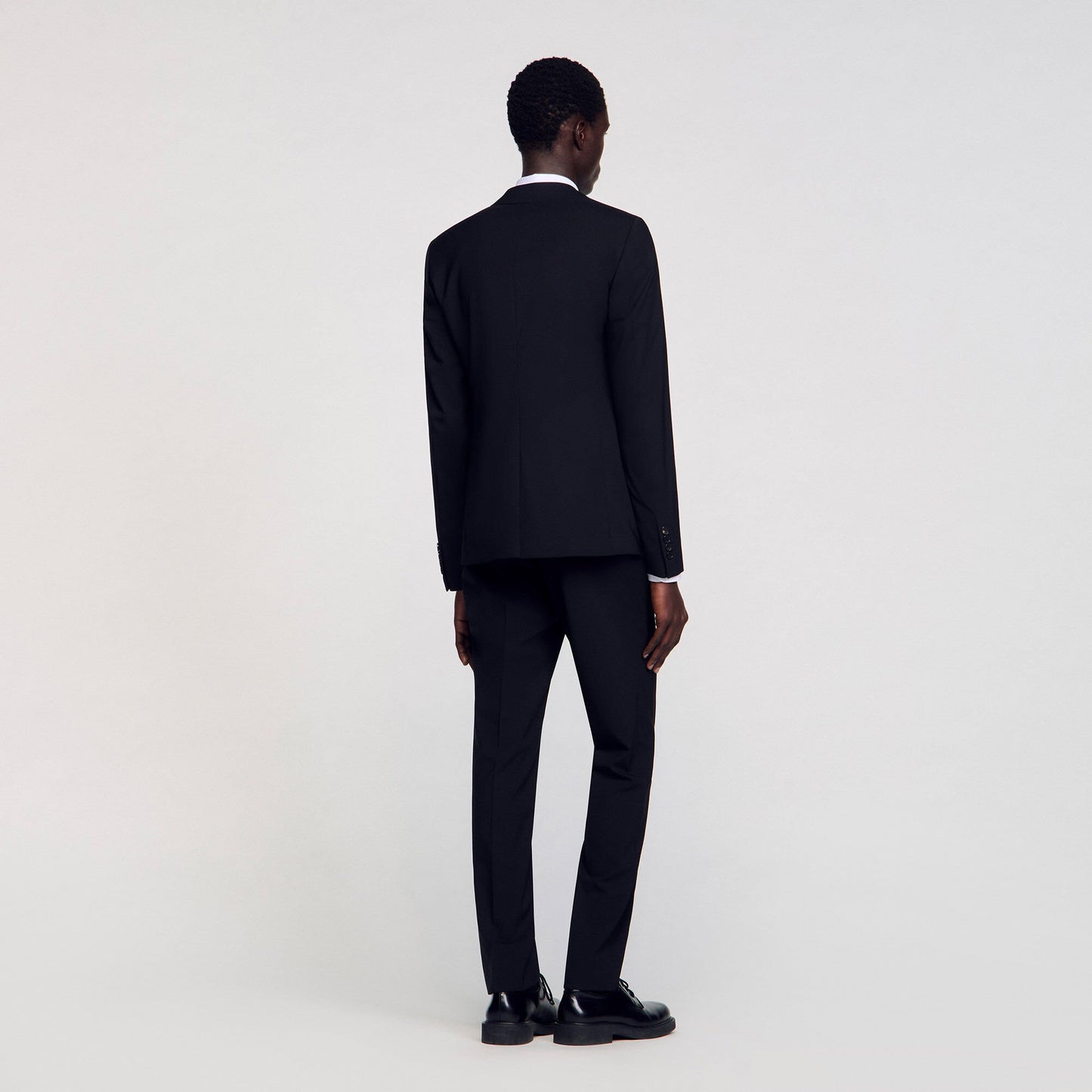 Sandro Virgin wool suit jacket Black