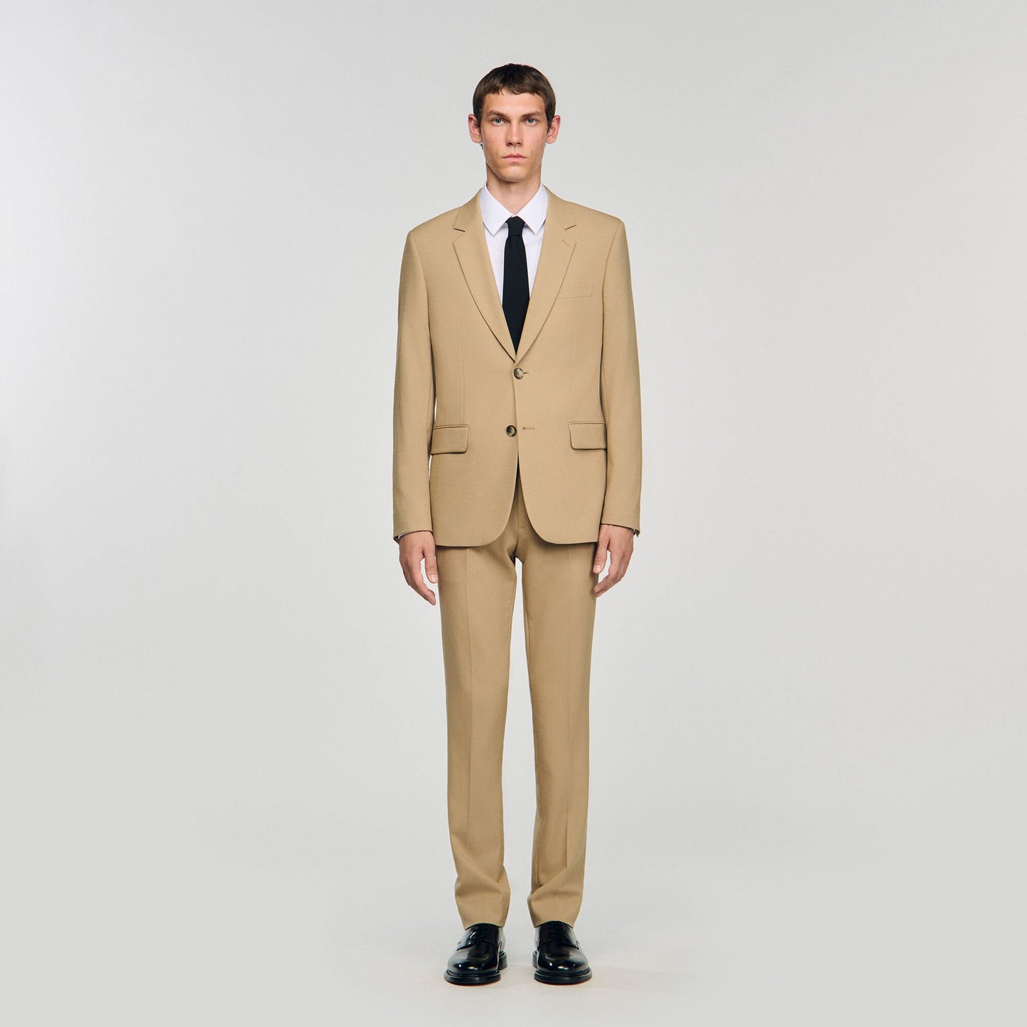 Sandro Wool suit jacket Beige